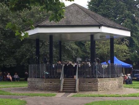 Sunday Bandstand in Wells